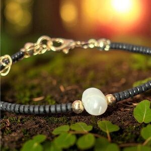 Fine‎ jewelry Beaded Bracelet with Fresh Water Pearl